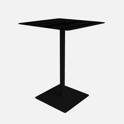 Dutchbone Vierkante Bistrotafel 'Braza' 70 x 70cm, kleur Zwart