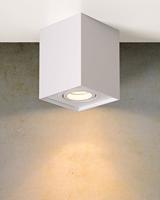 Lucide TUBE - Plafondspot - 1xGU10 - Wit - thumbnail