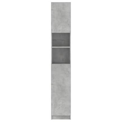 VidaXL Badkamerkast 32x25,5x190 cm bewerkt hout betongrijs