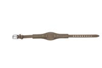 Horlogeband Fossil JR1333 / Silver Tone Ran Onderliggend Leder Beige 9mm - thumbnail