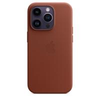 Apple Leather MagSafe Case iPhone 14 Pro Umber - thumbnail