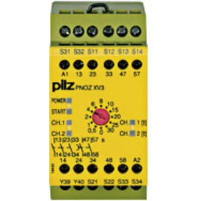 PILZ PNOZ XV3 30/24VDC 3n/o 2n/o t Veiligheidsschakelapparaat Voedingsspanning (num): 24 V/DC 3x NO (b x h x d) 45 x 87 x 121 mm 1 stuk(s)