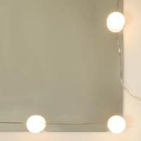 Kaptafel met LED 86,5x35x136 cm grijs sonoma eikenkleurig - thumbnail