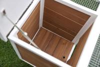 Buitenverblijf voor kleine dieren - KERBL - 132 x 102 x 59 cm - Geïntegreerd huis - Gaas - thumbnail