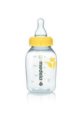 Medela Fles Moedermelk Plast Met Speen Slow Flow