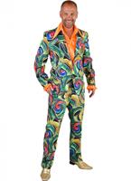 Herenpak Disco 70&apos;s Circle Green Deluxe - thumbnail