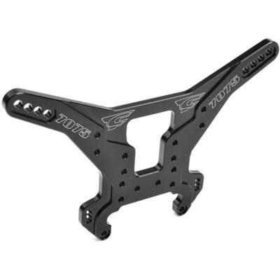 Team Corally - Shock Tower - MTS - Swiss Made 7075 T6 - 5mm - Hard Anodised - Black - Made In Italy