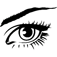 Oog - Muursticker - thumbnail