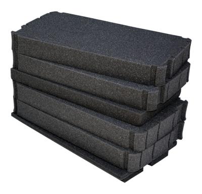 Peli 1461 Vervangende Schuimset, Origineel Accessoire Voor Peli-Beschermingskoffer, Compatibel Met Peli 1460, Kleur: Zwart