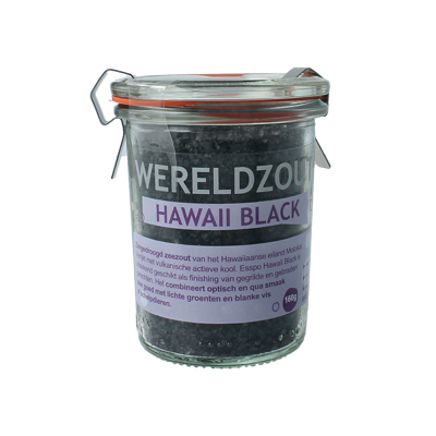 Esspo Wereldzout Hawaii black glas 160 Gram Esspo Wereldzout Hawaii black glas 160 Gram