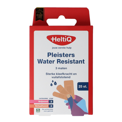 Heltiq Pleisters water resistant 3 maten 25 Stuks