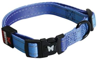 MARTIN SELLIER HALSBAND NYLON TURQUOISE VERSTELBAAR 20 MMX40-55 CM MARTIN SELLIER HALSBAND NYLON TURQUOISE VERSTELBAAR 20 MMX40-55 CM