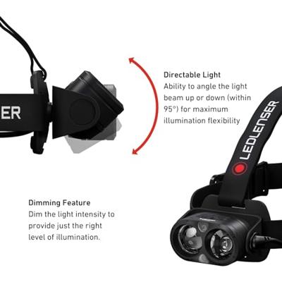 Ledlenser H19R Core Hoofdlamp LED werkt op een accu 1600 lm 20 h Ledlenser H19R Core Hoofdlamp LED werkt op een accu 1600 lm 20 h