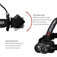 Ledlenser H19R Core Hoofdlamp LED werkt op een accu 1600 lm 20 h - thumbnail