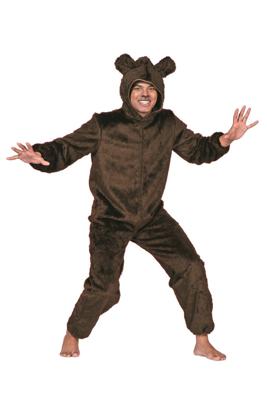 Beren kostuum bruin