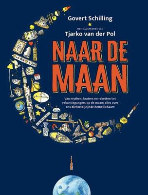 Naar de maan (Hardback) Naar de maan (Hardback)