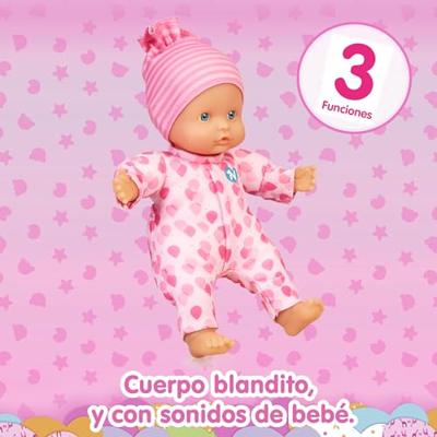 Famosa Nenuco zachte babypop met 3 functies ongeveer 25 cm groot - thumbnail