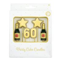Taartkaarsjes Set 60 Jaar (6st) - thumbnail