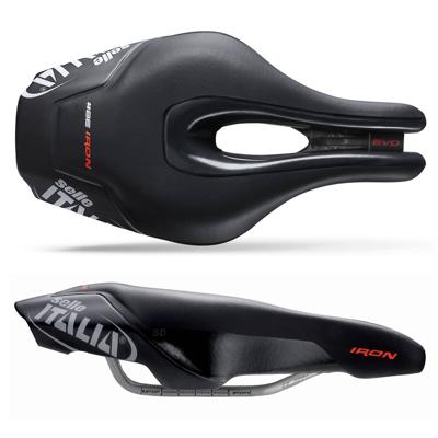 Selle italia iron evo superflow sd ti 316 u3/black Selle italia iron evo superflow sd ti 316 u3/black