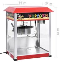 Popcornmaker met teflonpan 1400 W - thumbnail