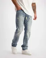 Black Bananas Straight Stitched Denim Broek Heren Blauw - Maat 30 - Kleur: Blauw | Soccerfanshop - thumbnail