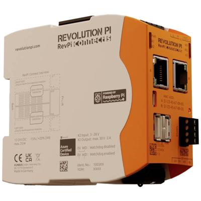 Revolution Pi by Kunbus RevPi Connect S 32 GB PR100364 PLC-uitbreidingsmodule 24 V/DC Revolution Pi by Kunbus RevPi Connect S 32 GB PR100364 PLC-uitbreidingsmodule 24 V/DC