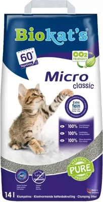 Biokat's kattenbakvulling micro classic Biokat's kattenbakvulling micro classic
