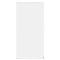 Dressoir 59x39x80 cm bewerkt hout wit - thumbnail