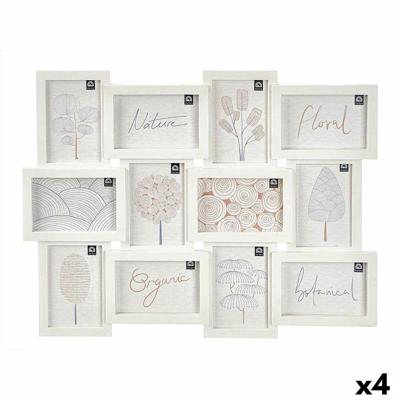 Muurfotlijst Gift Decor Wit Polypropyleen (4 Stuks)