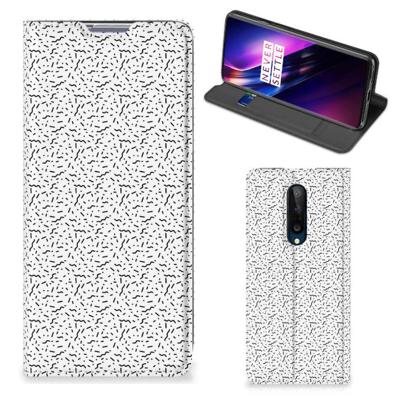 OnePlus 8 | Hoesje met Magneet | Stripes Dots
