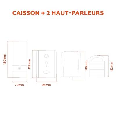 2.1-luidspreker - MOBILITY - ML314006 - Zwart - 2 luidsprekers - 5W vermogen 2.1-luidspreker - MOBILITY - ML314006 - Zwart - 2 luidsprekers - 5W vermogen