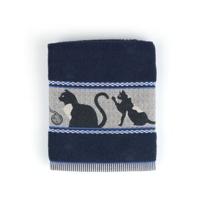 Bunzlau Castle Bunzlau Castle Cats keukendoek 53x60 Dark Blue - thumbnail