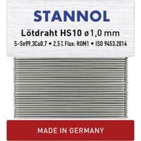 Stannol HS10 Soldeertin, loodvrij Loodvrij Sn99,3Cu0,7 ROM1 30 g 1 mm - thumbnail