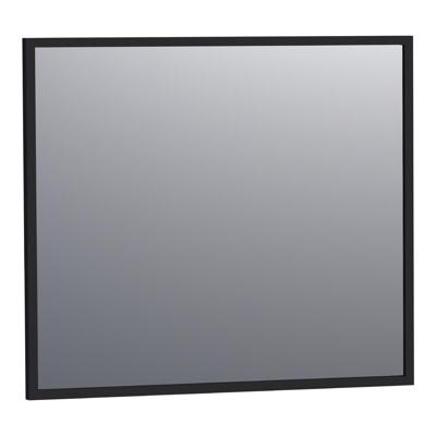 Brauer Onyx Spiegel - 80 cm - Rechthoekig - Zwart Geborsteld Frame