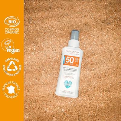 Alphanova Sun Sun bio hypoallergenic spray SPF50 organic 90 Gram