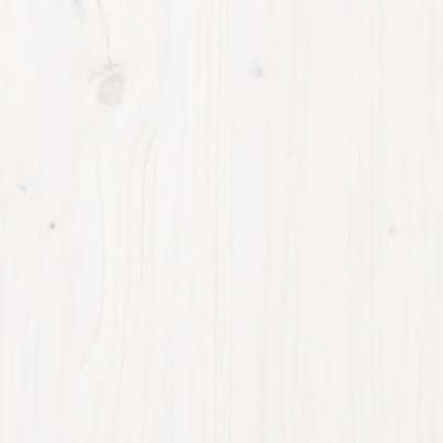 Bedframe massief hout wit 140x190 cm - thumbnail