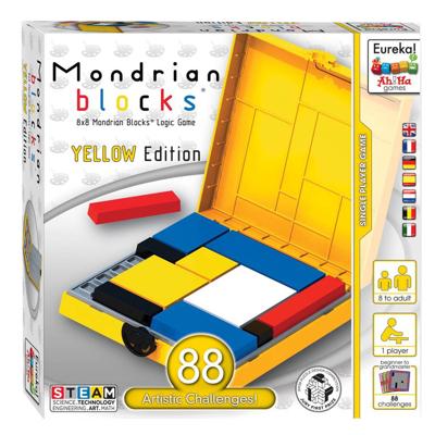 Ah!Ha Games logica-spel Mondriaan Blokken geel 56 delig Ah!Ha Games logica-spel Mondriaan Blokken geel 56 delig