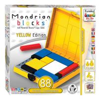 Ah!Ha Games logica-spel Mondriaan Blokken geel 56 delig - thumbnail