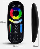 MiBoxer RGB-CCT afstandsbediening 2.4G 4-zones zwart - LED0230 - thumbnail