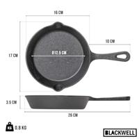 Blackwell Koekenpan Gietijzer / Skillet ø 16 cm - zonder anti-aanbaklaag - thumbnail