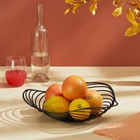 Alessi Trinity Fruitschaal 33 cm zwart - thumbnail