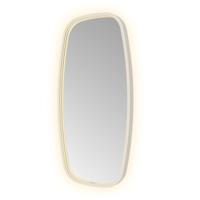 Spiegel Hotbath &MORE 80x40 cm LED-Verlichting Spiegelverwarming Deens Ovaal RVS - thumbnail