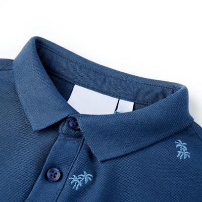 Kinderpoloshirt 128 donkerblauw Kinderpoloshirt 128 donkerblauw