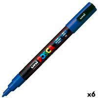 Markeerstift POSCA PC-3M Blauw (6 Stuks) - thumbnail