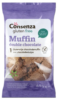 Consenza Glutenvrij Double Chocolate Muffin
