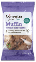Consenza Glutenvrij Double Chocolate Muffin - thumbnail