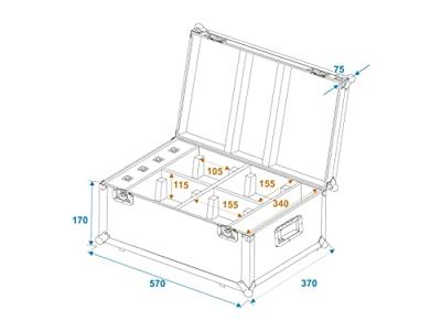 Roadinger ROADINGER Flightcase 4x AKKU TL-3 Trusslight QuickDMX