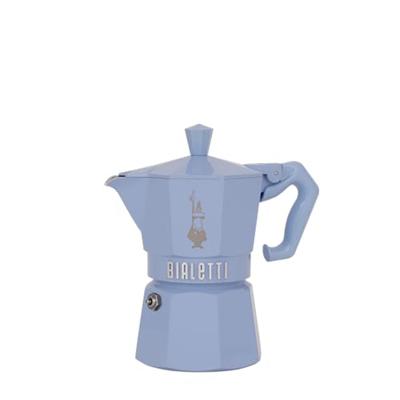 Italiaanse Koffiepot Bialetti MOKA EXCLUSIVE Blauw Aluminium 3 Koppar