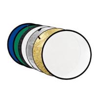 Godox reflectieschermen 7-in-1 Gold, Silver, Black, White, Translucent, Blue, Green - 80cm - thumbnail