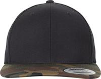 Flexfit FX6089TC Classic Snapback 2-Tone Camo Cap - Black/Green Camo - One Size - thumbnail
